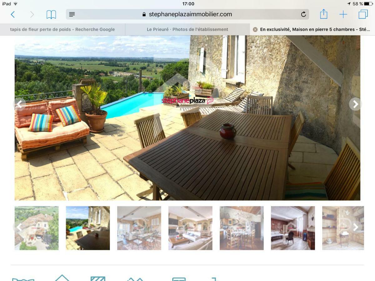 לינה וארוחת בוקר Saint-Pey-de-Castets Le Prieure מראה חיצוני תמונה
